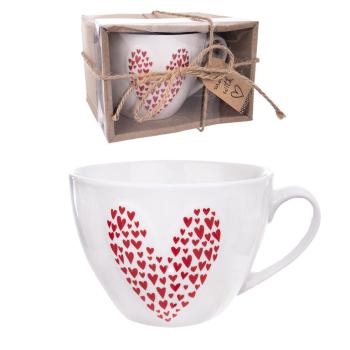 Porcelánový hrnek LOVE GIFT 490 ml