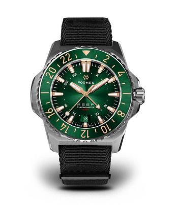 Formex Reef GMT Automatic Chronometer Green Dial with Rose Gold