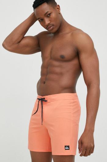 Plavkové šortky Quiksilver oranžová barva