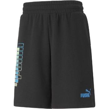 Puma PUMA POWER SUMMER GRAPHIC SHORTS Pánské šortky, černá, velikost M