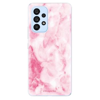 Odolné silikonové pouzdro iSaprio - RoseMarble 16 - Samsung Galaxy A53 5G