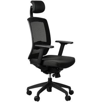 Otočná židle s prodlouženým sedákem GN-301 BLACK (Stema_5903917400589)