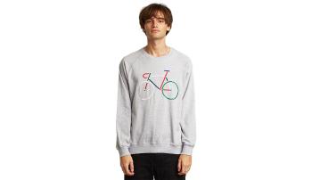 Dedicated Sweatshirt Malmoe Color Bike Grey Melange šedé 16348