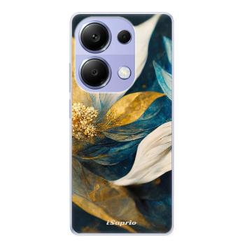 Odolné silikonové pouzdro iSaprio - Gold Petals - Xiaomi Redmi Note 13 Pro