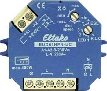 Stmívač na omítku, stmívač pod omítku Eltako EUD61NPN-UC, modrá