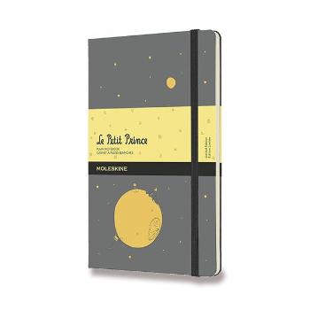 Zápisník Moleskine Le Petit Prince ŠEDÝ - tvrdé desky - L, čistý 1331/1917112