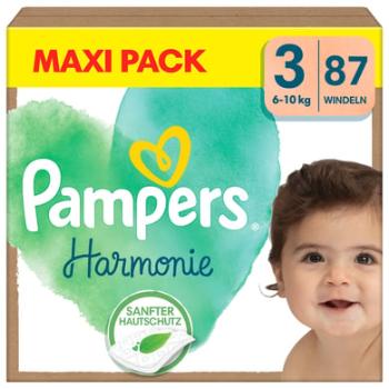 Pampers Plenky Harmonie velikost 3 midi, 6-10 kg, maxi balení (1x 87 plenek)