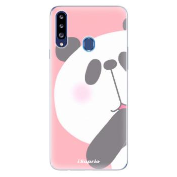 Odolné silikonové pouzdro iSaprio - Panda 01 - Samsung Galaxy A20s