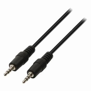 Nedis CAGP22000BK10 - Stereofonní Audio Kabel | 3,5mm Zástrčka - 3,5mm Zástrčka | 1 m | Černá barva