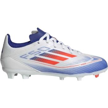 adidas F50 LEAGUE FG/MG J Dětské kopačky, bílá, velikost