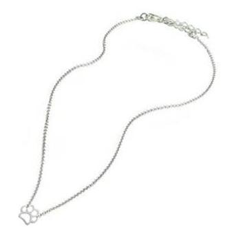 Šperky4U Ocelový náhrdelník psí tlapka - OPD0187-ST