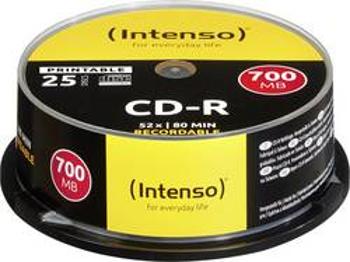 CD-R 80 700 MB Intenso 1801124 25 ks vřeteno s potiskem