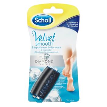 Scholl Velvet Smooth náhradní hlavice do elektrického pilníku na chodidla 2 ks