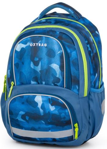 Oxybag Školní batoh OXY NEXT Camo blue