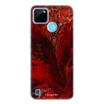 Odolné silikonové pouzdro iSaprio - RedMarble 17 - Realme C21Y / C25Y