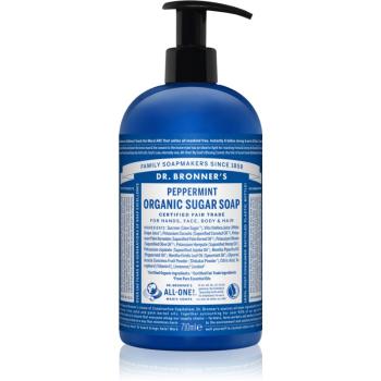 Dr. Bronner’s Peppermint tekuté mýdlo na tělo a vlasy 710 ml