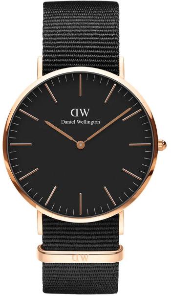 Daniel Wellington Classic 40 Cornwall RG Black DW00100148