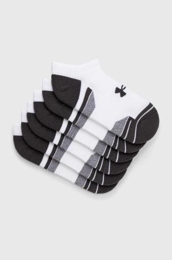 Ponožky Under Armour 3-pack pánské, bílá barva