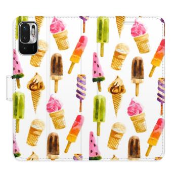 Flipové pouzdro iSaprio - Ice Cream Pattern - Xiaomi Redmi Note 10 5G