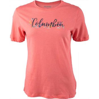Columbia BLUEBIRD DAY RELAXED CREW NECK Dámské tričko, růžová, velikost XS