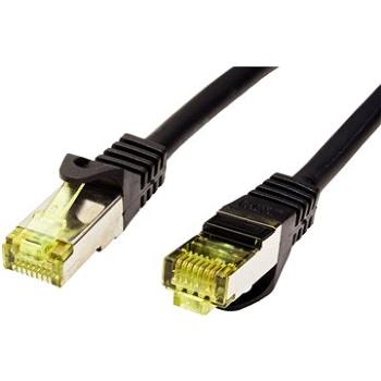 OEM S/FTP patchkabel Cat 7, s konektory RJ45, LSOH, 10m, černý (21.92.2185)