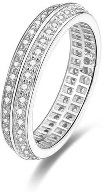 Beneto Stříbrný prsten s krystaly AGG203 52 mm