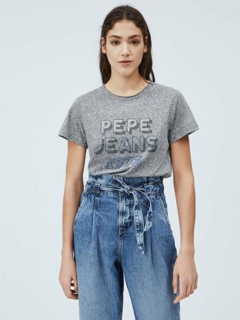 Pepe Jeans dámské šedé tričko Bibiana - M (933)