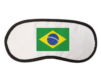 Maska na spaní - škraboška Brazilská vlajka