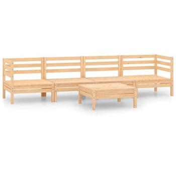 5dílná zahradní sedací souprava masivní borové dřevo, 3082507 (3082507)