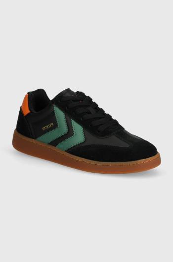 Kožené sneakers boty Hummel VM78 CPH ML černá barva, 225072