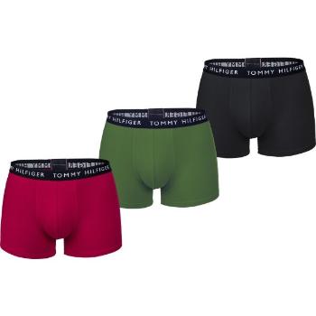 Tommy Hilfiger 3P TRUNK Pánské boxerky, černá, velikost