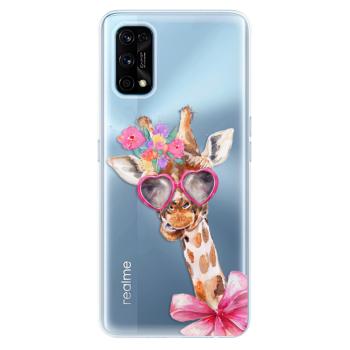 Odolné silikonové pouzdro iSaprio - Lady Giraffe - Realme 7 Pro