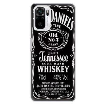 Odolné silikonové pouzdro iSaprio - Jack Daniels - Xiaomi Redmi Note 10 / Note 10S