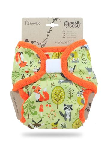 Petit Lulu Svrchní kalhotky suchý zip 1 ks lesní zvířátka
