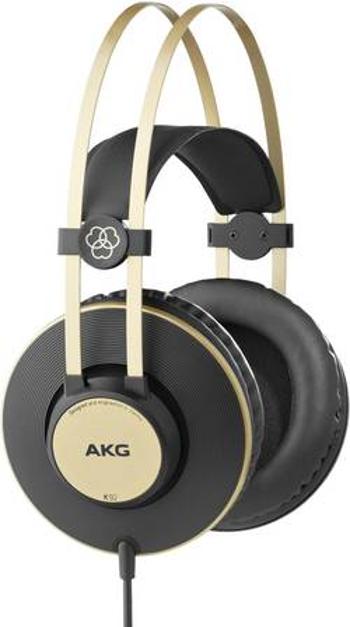 Studiové sluchátka Over Ear AKG Harman K92 AKGK92, černá, zlatá