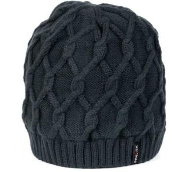 Finmark WINTER HAT Dámská zimní pletená čepice, tmavě modrá, velikost UNI