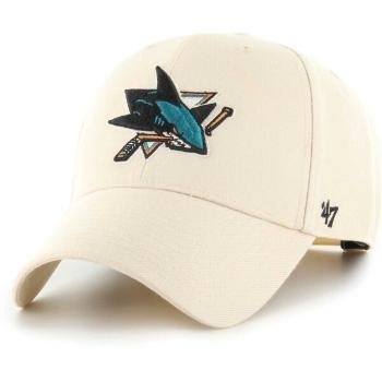 47 NHL SAN JOSE SHARKS MVP SNAPBACK Klubová kšiltovka, béžová, velikost