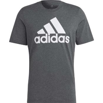 adidas BL SJ T Pánské tričko, tmavě šedá, velikost L