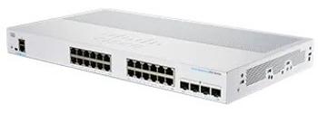 Cisco switch CBS250-24T-4X (48xGbE, 4xSFP+, fanless)