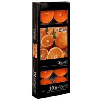 Svíčky vonné čajové 10 ks Pomeranč (9000154)