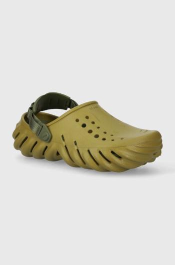 Pantofle Crocs X - (Echo) Clog pánské, zelená barva, 207937