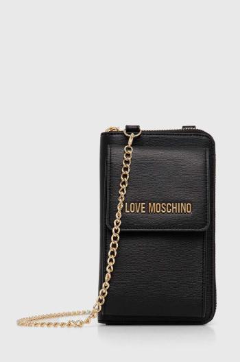 Peněženka Love Moschino černá barva, JC5701PP1LLD0000