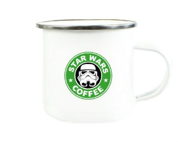 Plechový hrnek Starwars coffee