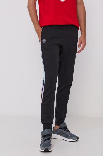 Kalhoty adidas Performance HB6766 pánské, černá barva, hladké