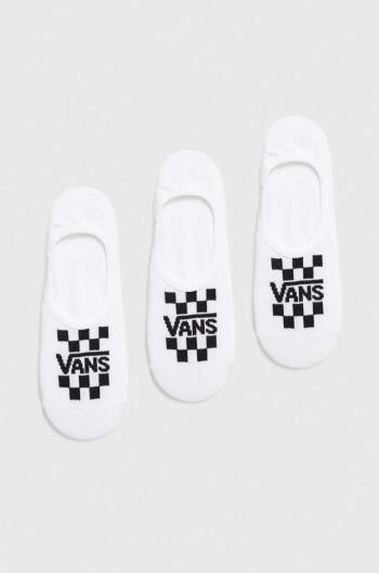 Ponožky Vans 3-pack pánské, bílá barva