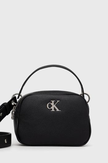 Kabelka Calvin Klein Jeans černá barva, Texture Camera Bag20