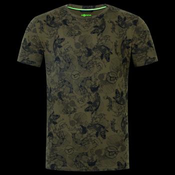 Korda tričko le koi tee olive - xl