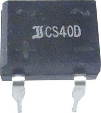 Můstkový usměrňovač Diotec B40D, U(RRM) 80 V, U(FM) 40 V, 1 A, DIL (rastr 7,5 x 5 mm)