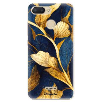 Odolné silikonové pouzdro iSaprio - Gold Leaves - Xiaomi Redmi 6