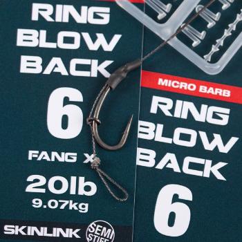 Nash návazec ring blow back rig micro barbed 9,07 kg - velikost 6